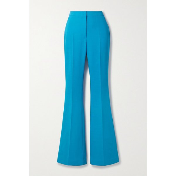 Farid Wool-blend Flared Pants 아주르