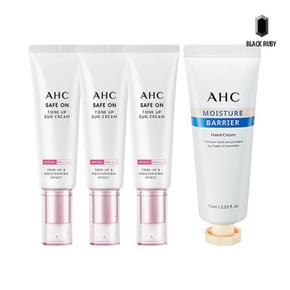 AHC 세이프온 톤업 선크림 50ml x3 + 핸드크림 75ml (S18841182)