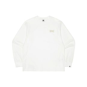 [공식]피치기모 레귤러핏 긴팔 티셔츠 WHITE