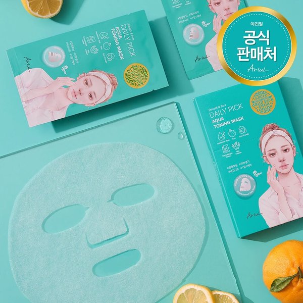 스무스 앤 퓨어 데일리 픽 아쿠아 토닝 마스크 20ml