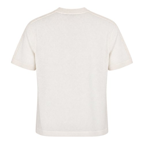 [해외배송] 웨일스 보너 초크 화이트 코튼 블렌드 티셔츠 HY5017CHALK WHITE B0482525655