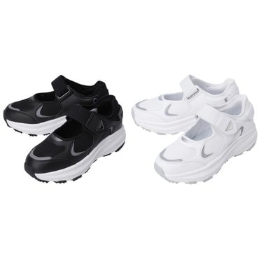 마스터바니 25S/S(421E2SE201)여성 로고 메리 제인 스파이크리스 골프화