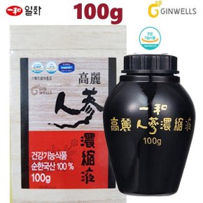 고려 인삼 농축액 진액 액기스 진세노사이드 15mg 함유 면역력증진 피로개선 도움 건강기능식품 선물 100g
