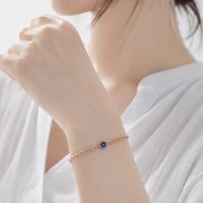 랩 다이아 팔찌 체인 블루문 레이어드 볼드 14K 18K 선물