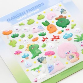 GARDEN FRIENDS WATER STICKER