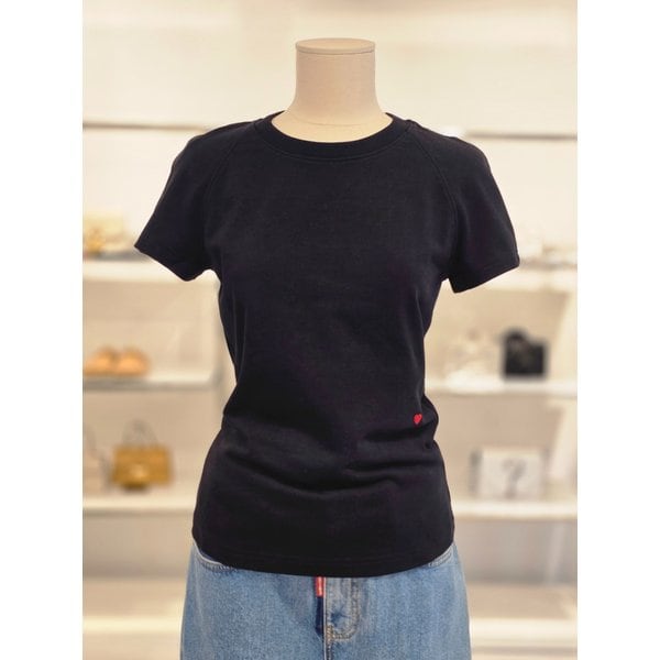 [여주점] 하트 디테일 라운드  티셔츠 (071155441555)