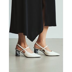 업사이클힐 마블 슬링백  Up-cycle Heels Marble Slingback 23S21IV