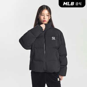 MLB [엠엘비코리아공식] 메가로고 숏패딩 NY (Black)