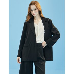 Summer Oversized Setup Blazer Black