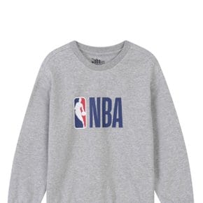 NBA 빅로고 맨투맨 멜란지그레이 K243TS160P