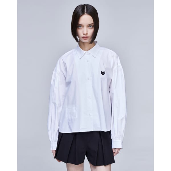 [파주점] 지제로 팬서 크롭 셔츠 화이트 WH2SH802WH