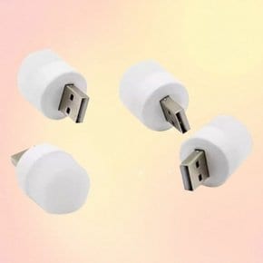 (색상 웜톤)USB전원 LED조명 은은한불빛 수면등 초미니 전등