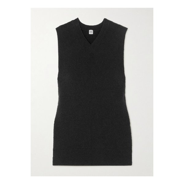 브러시드 코튼 혼방 탑 블랙 1647597325588939