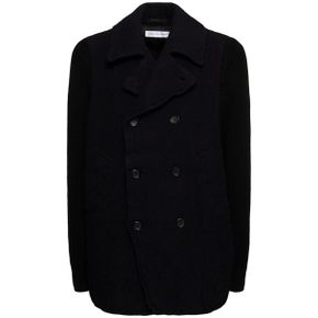 Comme des Garcons 셔츠 울 블렌드 더블 브레스티드 피코트 9526133 남성