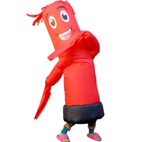개업식 풍선인형 튜브맨 에어슈트 (레드)