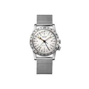 독일 글라이신 시계 Glycine A일루마n Vintage The Chief 40 GMT White Bracelet 1347665