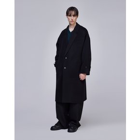 [파주점] 컬렉션 라펠 디터쳐블 돌먼 코트 SG6HC702BK