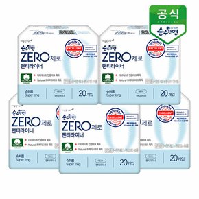 순수한면 생리대 제로 롱팬티라이너 20P x 5팩 [AL]