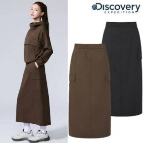 [스타필드 하남]디스커버리 여성 내추럴 우븐 스커트(SET-UP) DWSKS6064