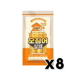 써라클 오징어 실채 안주간식 30g x 8개