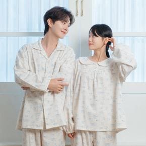 /  김양리빙  소프트촉감 잠옷 커플잠옷 피치기모 순면 신혼 파자마