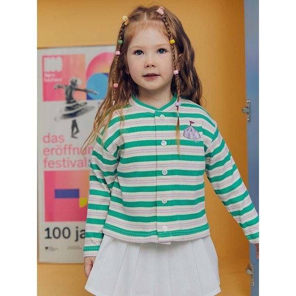 23SPR NUCL CIRCUS STRIPE CARDIGAN