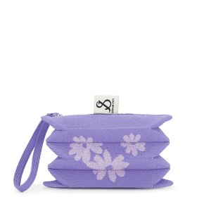 조셉앤스테이시 Lucky Pleats Pouch S Daisy Very Peri