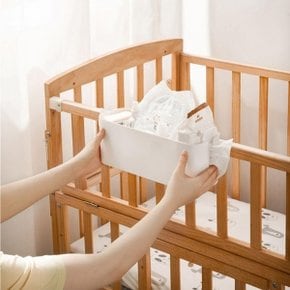 아기 침대 수납 걸이 포켓 멀티 바구니 걸이형 선반 정리함 벽걸이 수납함 거치대 수납장
