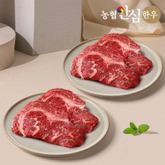 1등급 한우 등심 250g+250g