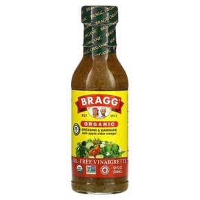 Bragg 브래그 O 오일프리 비네그레트 드레싱 마리네이드 애사비 354ml 2팩