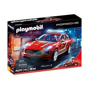 독일 플레이모빌 자동차 소방차 Playmobil Porsche 70277 Macan S Fire Brigade Vehicle with Li