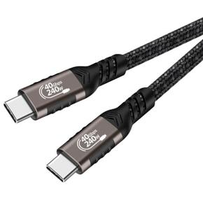 아트박스/브리즈홈 USB4.0 썬더볼트 지원 고속충전케이블(C타입) (1M)