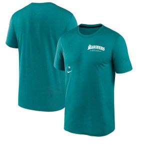 [해외] 1056418 나이키 MLB 시애틀 매리너스 Authentic Collection Early Work TriBlend Aqua