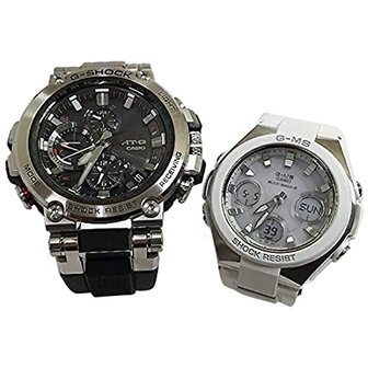  CASIO G-SHOCK & MTG-B1000-1AJF 카시오 손목시계 페어 워치 순정 페어 케이스들이 지 쇼크