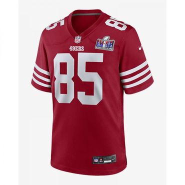 나이키 George Kittle 샌프란시스코 49ers 슈퍼 볼 LVIII 맨즈 나이키 나이키 NFL 게임 저지 67NMSAGHF7