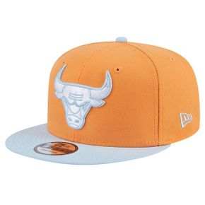 [해외] 1035135 뉴에라 모자 NBA 시카고 불스 2Tone Color Pack 9FIFTY Hat Orange/Light Blue