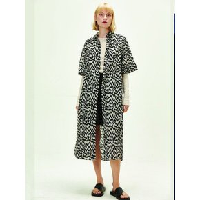 print long robe(black)