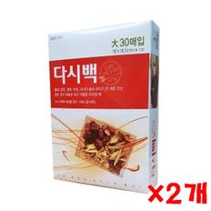 제이큐 다시백 大 30매 X 2개 차거름망 다시마필터 국물요리