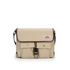 retro messenger bag(beige)