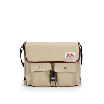 PEEPS(핍스) retro messenger bag(beige)