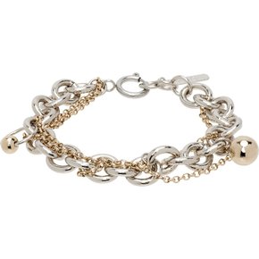 저스틴 클렌퀏 루이스 브레이슬릿 LEWIS BRACELET GOLD & PALLADIUM
