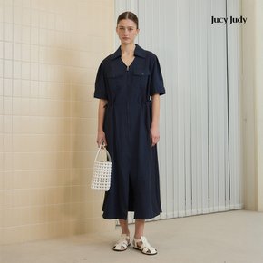 소재믹스풀집업원피스 JZOP324B