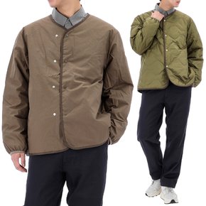 국내배송 24FW 나나미카 리버시블 퀄팅 다운 자켓 SUAF361E KHAKI BEIGE