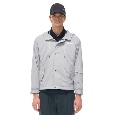 V12 SOLID WINDBREAKER_V11B3JP204_GY