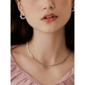 Vine Half Chain Necklace_VH2479NE003M