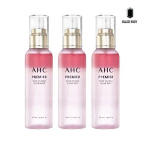 AHC 프리미어 로즈 더블 글로우 미스트 100ml x3