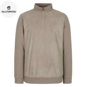 Suede patch half-zip windproof  AGTHMA321 (S12003461)