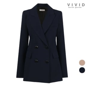 VIVID 여성 호시 더블 봄가을 정장 자켓