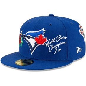 뉴에라 59Fifty Fitted Cap - MULTI GRAPHIC MLB Toronto Blue Jays