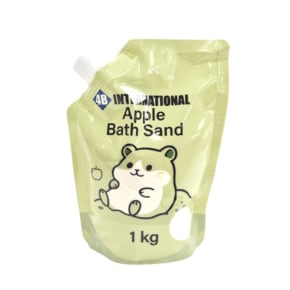 햄스터 목욕모래 캡형 사과 1kg 살균 탈취 모래목욕 용품
